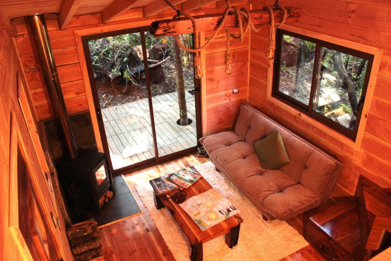 Cabanas Bosque Milenario Coñaripe Buitenkant foto
