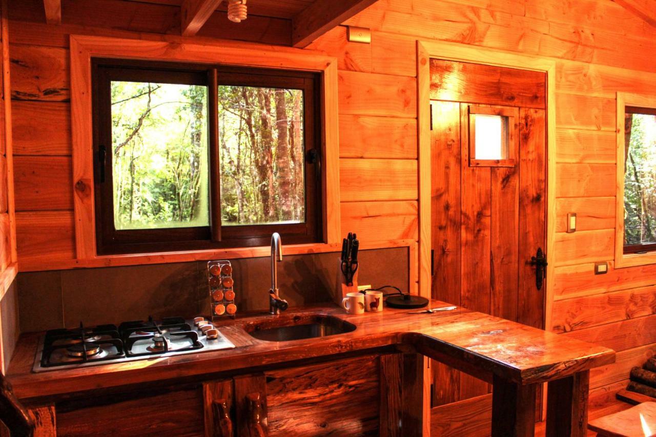 Cabanas Bosque Milenario Coñaripe Buitenkant foto