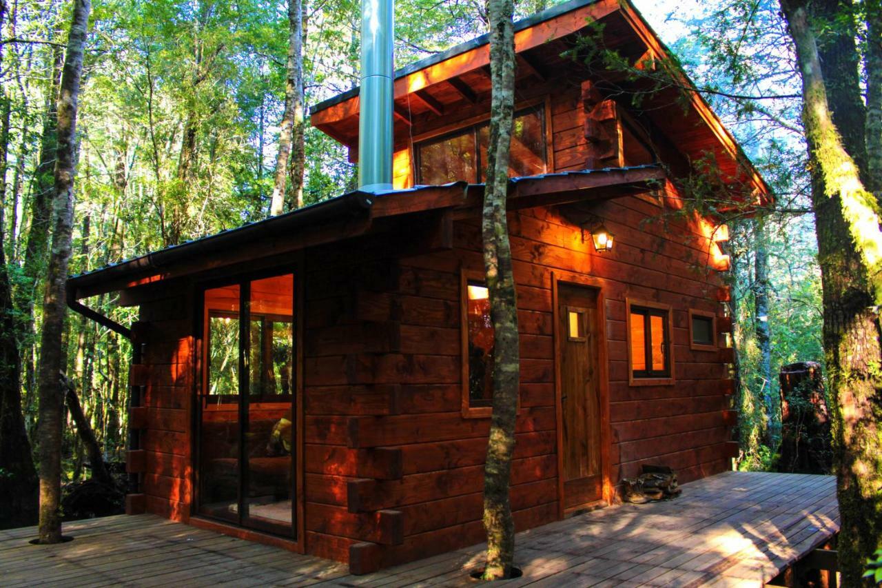 Cabanas Bosque Milenario Coñaripe Buitenkant foto